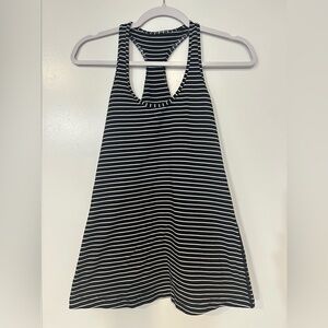 Lululemon Striped Black and White Women's Tank Top
